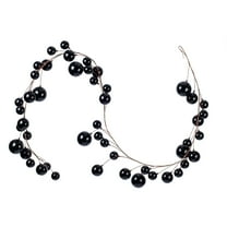 Vickerman 10' Black Pearl Branch Ball Wire Garland.