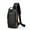 Black with Gold, variant on Travel Sling Bag Waterproof Crossbody Bag with Combination Lock Anti-Theft PU Leather Chest Bag with USB Charging Hole Shoulder Backpack Motorcycle Bags