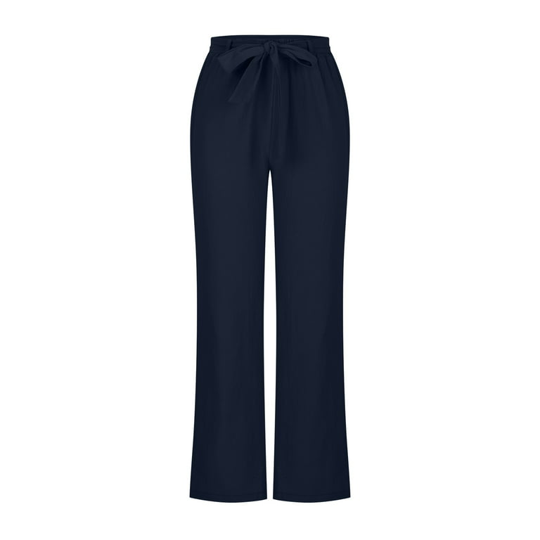 Trouser Polyester Long Working Lady Women Casual Pants Suits Women Elastic  Waist Pants Casual