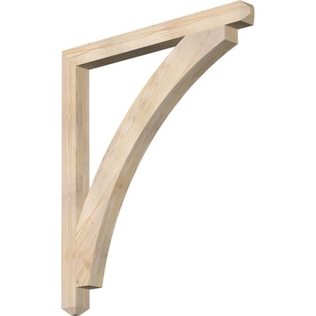 

Ekena Millwork 3 1/2 W x 42 D x 48 H Thorton Craftsman Smooth Bracket Douglas Fir