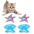 thumbnail image 2 of Juguete Para Gatos, Juguete De Entrenamiento Para Gatos Suave No Tóxico, Cachorro De Juguete Interactivo Seguro De Estrella De Mar Para Garras De Molienda De Gatos EOTVIA No, 2 of 7