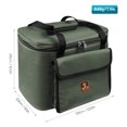 thumbnail image 3 of Bolsa térmica de pesca Bolsa de almuerzo aislada para acampar al aire libre Caja de almuerzo W.P.E Bolso, 3 of 7