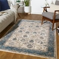 thumbnail image 2 of Surya Mirabel MBE-2313 31x48" Rectangle Fabric Rug in Teal Blue/Beige, 2 of 7