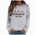 thumbnail image 2 of Towmus Sweatshirts for Women Christmas Holiday Pullovers Fun Graphiprint Crew Neck Long Sleeve Gifts Shirt Hoodies Tops, 2 of 4