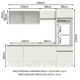 thumbnail image 3 of Cocina Integral Madesa Topazio 240cm Blanco 05, 3 of 8