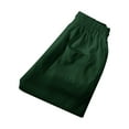 thumbnail image 6 of RYDCOT Men's Casual Shorts Elastic Waist Drawstring Lightweight Outdoor Summer Beach Shorts with Pockets Hiking Shorts Green, 6 of 6