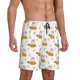 thumbnail image 2 of Balery Rabbit And Carrot Pantalones cortos de pijama de punto de algodón para hombre con cinturilla y bolsillos-XX-Large, 2 of 6