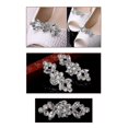 thumbnail image 3 of uds de 1 paquete de zapatos de diamantes de imitación hebilla moda elegante Clips para zapatos para decorar Feliz Sencillez, 3 of 5