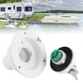 thumbnail image 4 of Water Inlet Filler , Food Grade RV Water Inlet, Venting Holes Design 75 Degree Design Camping Car For RV Trailer Yacht Black,White, 4 of 8