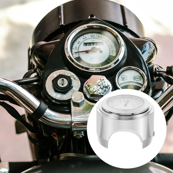 Universal Motorcycle Handlebar Mount Thermometer Waterproof Gauge for 22-25mm Handlebars Multi Color