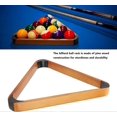 thumbnail image 5 of Billardball triangle rack with black head, 57.2 mm, pine, BritishAmerican, missing 9 balls, yellow, 5 of 5