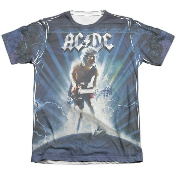 AC/DC Men's Lightning Sublimation T-shirt White