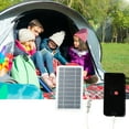 thumbnail image 4 of Amdohai 2W 5V Small Solar Panel with USB DIY Monocrystalline Silicon Solar Cell Waterproof Camping Portable Power Solar Panel for Power Bank Mobile Phone, 4 of 8