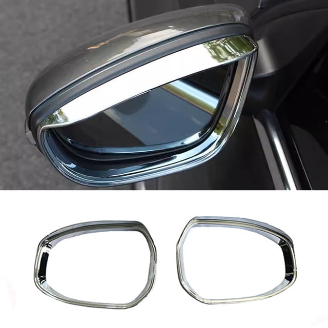 Suitable for Toyota Crown 2023 - 25 Chrome Side Rain Eyebrow Rearview Mirror F for Ram e Decoration 2p-