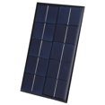 thumbnail image 1 of Solar Panel  2W High Conversion Efficiency Monocrystalline Module Waterproof Solar  For Small Fan Motor LED Light 5V, 1 of 8