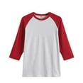thumbnail image 1 of TSADFHJI Womens Tunic Tops Womens Short Sleeved Blouse S Red, 1 of 3