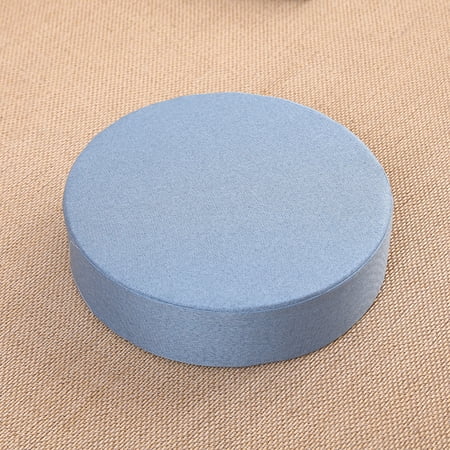Mictong circular floor cushion, size 15.75 * 15.75 * 3.94 inches, soft solid color floor cushion, meditation cushion for sitting on the floor, suitable for home use, 1 piece, light blue