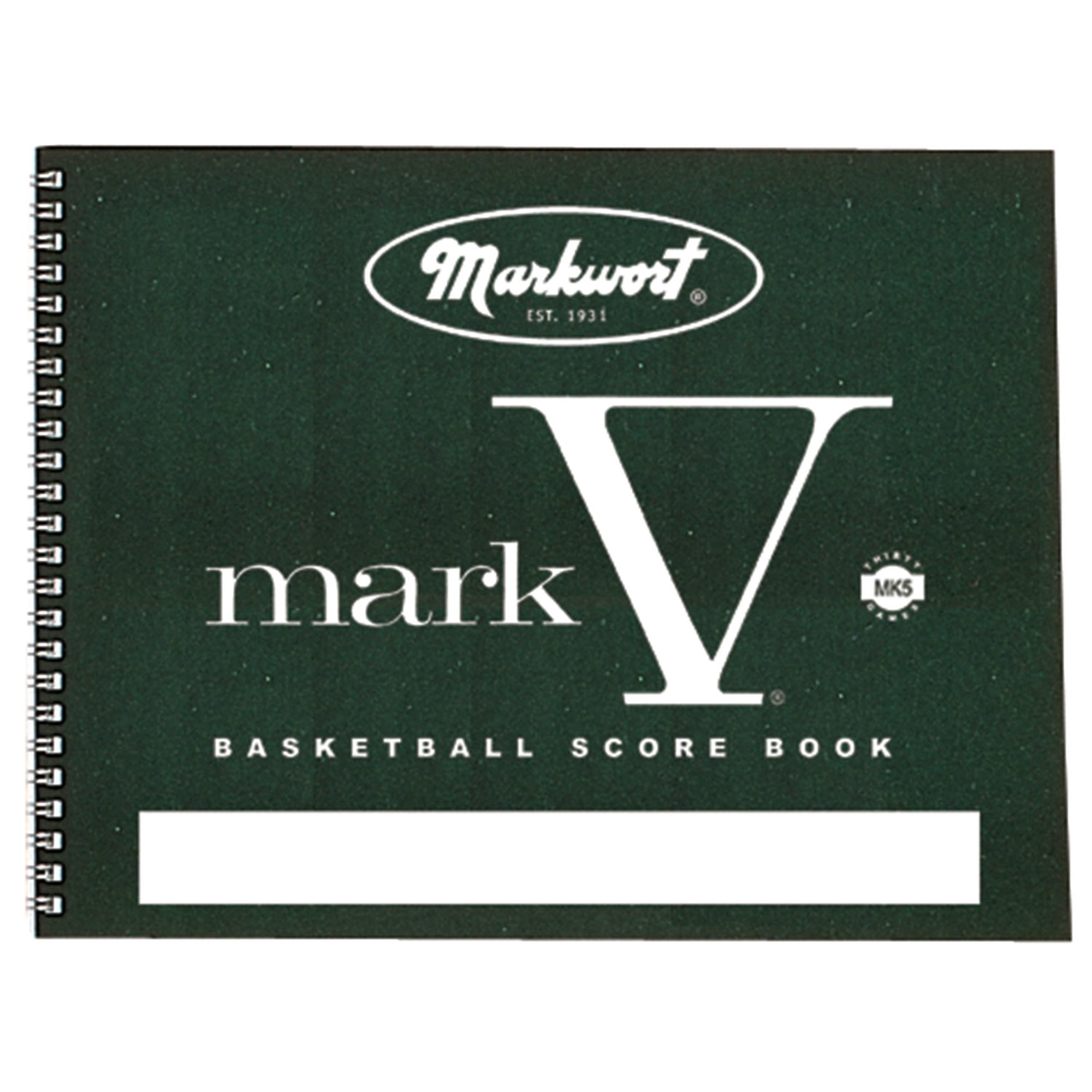 Markwort V Basketball Scorebook