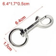 thumbnail image 4 of Gancho de seguridad kusrkot Gancho de buceo Metal Durable Scuba Diving Hook Giratorio 360 grados, 4 of 8