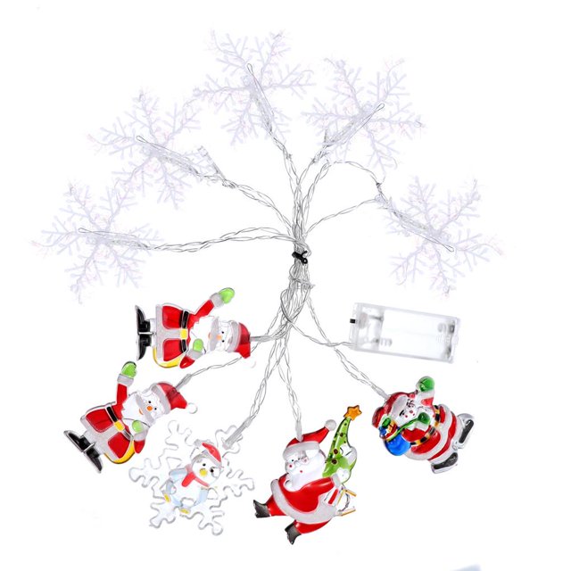 Cadena De Lámpara De Decoración 10 Led 2M / 78.6 Pulgadas Cadena De Lámpara De Ambiente Luz Cálida Suave Cadena De Lámpara De Decoración Impermeable Para Fiesta Navideña sonducket HA012769-00
