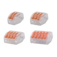 thumbnail image 4 of 10x Quick Easy Wire Connectors Snap Push Adapter Cable Clip 2-8 Pin, 4 of 11