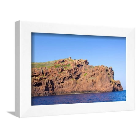 Genoese Tower at Scandola Nature Reserve, Unesco World Heritage Site, Corsica, France Framed Print Wall Art By O. (Best Nature Reserves In The World)