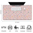 thumbnail image 5 of Long Mouse Pads for Desk,Pink Cartoon Unicorn Space Pattern Desk Mats on Top Of Desks, Desk Mouse Pad Extra Large with 3mm Non-Slip Base and Stitched Edge for Gaming,Office,Work,Home 47.3"x23.6", 5 of 6