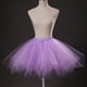 thumbnail image 3 of Disfraz de falda de baile sin hueso Falda de media longitud para cosplay de ballet (color lila) Likrtyny Para estrenar, 3 of 6