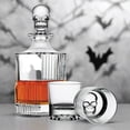 thumbnail image 3 of Skull 3 Piece Round Whiskey Decanter Set, 3 of 5