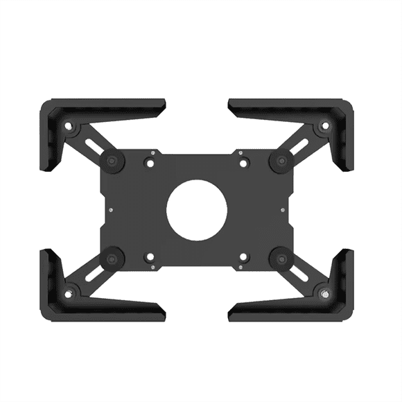 Wall Mount Tablet Enclosure Adjustable Tablet Holder Tablet Bracket Wall Hanging or Desktop Stand Holder UTC-13 Black,1 * Tablet Enclosure,Black