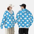 thumbnail image 4 of Fotbe Cute Polar Bear Chaqueta con Protección Solar UPF 50+ para Hombre y Mujer, Camisa con Capucha y Bolsillos-Medium, 4 of 7