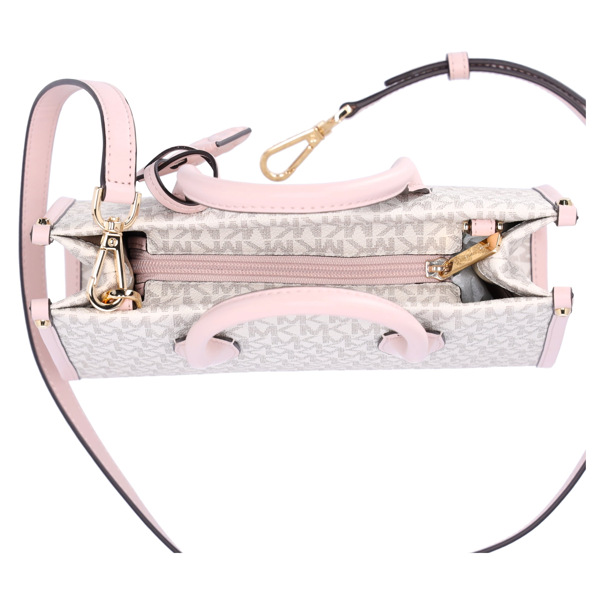 Michael Kors Mirella Small Top Zip Crossbody Tote Bag - Walmart.com