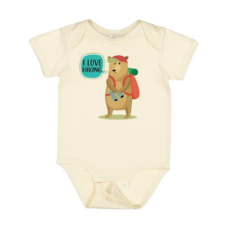 

Inktastic Hiker Backpacking I Love Hiking Boys or Girls Baby Bodysuit
