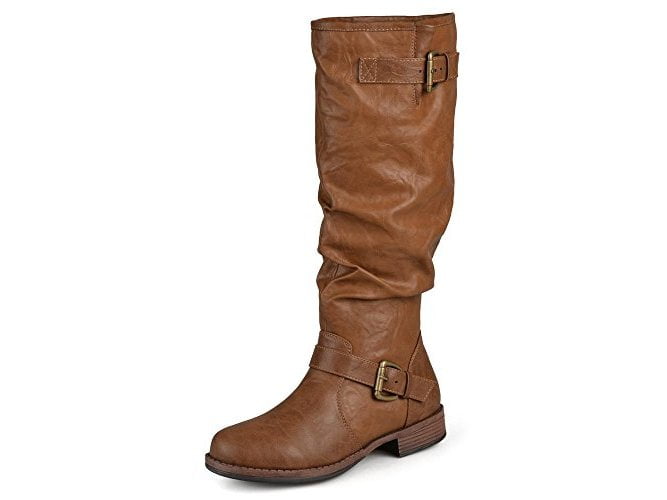 Journee Collection Womens Stormy Wide Calf Almond Toe Knee High Fashion ...