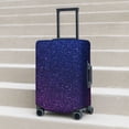 thumbnail image 6 of Gukieu Neon Glitter Print Suitcase Protective Cover, Elastic Zipper Buckle Suitcase Protective Cover, Suitable for Travel, Business Trip-X-Large, 6 of 7
