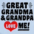 thumbnail image 2 of CafePress - Great Grandma And Grandpa Love Me Infant Bodysuit - Baby Light Bodysuit, Size Newborn - 24 Months, 2 of 4