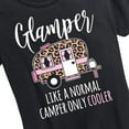 thumbnail image 3 of Instant Message - Glamper Like a Normal Camper Cooler - Women's Short Sleeve Graphic T-Shirt, 3 of 6
