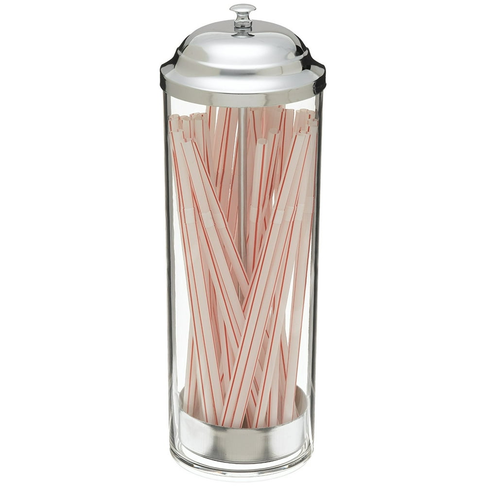 prodyne f36 acrylic straw dispenser with 36 straws