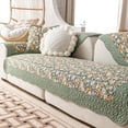 thumbnail image 3 of Alfombrilla de Jacquard Pastoral de borde doblado, cómoda, antideslizante, a prueba de polvo, toalla de sofá, cojín de decoración versátil para sala de estar, 3 of 5