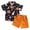 /c33BK139, variant on JCCXIN Toddler Boys Halloween Outfits Pumpkin Graphic T-Shirt With Shorts 2 PC Set Lapel Short Sleeve Dress-Up Party Clothes Sets Eye-Catching School Carnival Wear,Black,3-4 Years