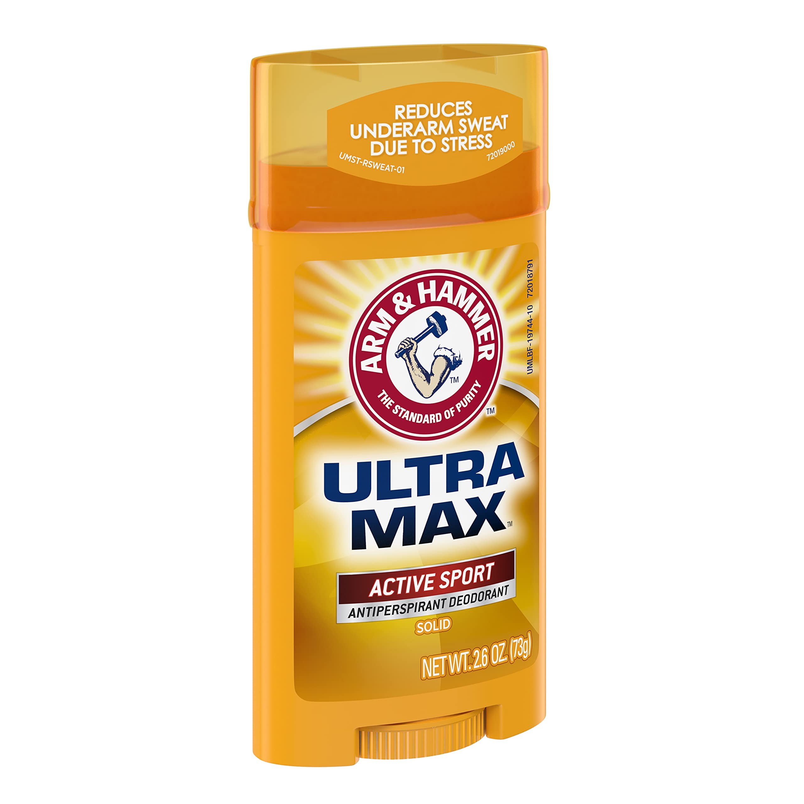 Arm Hammer Ultramax Active Sport Antiperspirant Deodorant Solid, 2.6oz - Pack of 6