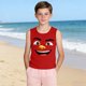 thumbnail image 4 of Niños Pequeños Camisola sin Mangas Gradiente Impresión Tela Suave para Niños 3-15 Años, Desgaste Casual, Pageant, Fiesta, Fotografía, Hogar Y Ocasiones de Vacaciones, 4 of 7
