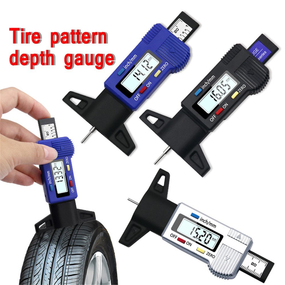 Car Tyre Tire Tread Depth Gauge Meter Measurer Tool Caliper Thickness
