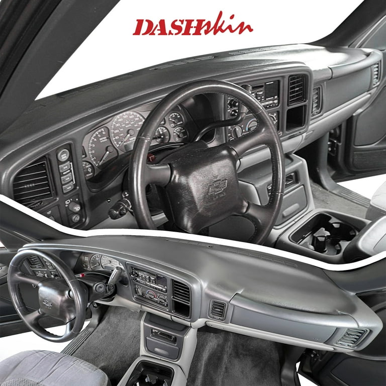 DashSkin Molded Dash Cover (NOT A Replacement Dash) Compatible with 00-06  GM SUVs (exc Escalade & Z71) and 99-06 Pickups in Ligh