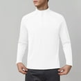 thumbnail image 1 of pstuiky camisa de manga larga para hombre, Ropa deportiva de manga larga y cuello redondo para hombre, lisa, cálida, de color liso Tops de talla grande para hombre xxxl, 1 of 7