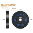 thumbnail image 5 of CAP Barbell Olympic Rubber Bumper Plates (Pairs/Singles by sizes), 5 of 5