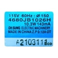 thumbnail image 2 of Motor de ventilador de refrigeración de condensador para refrigerador LG 4680JB1026H, 2 of 5