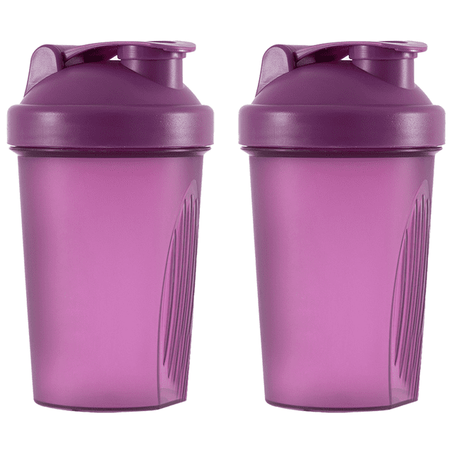 Shaker Bottle Protein Storage for Powder Workout Gym Wire Whisk Balls