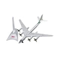 thumbnail image 3 of Modelo de avión fundido a escala 1:200, modelo de avión fundido a presión, colecciones de decoración de escritorio, modelo de avión de para, 3 of 9