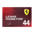 thumbnail image 1 of Bandera Scuderia Ferrari F1 Lewis Hamilton Roja 58,4 x 88,9 cm, 1 of 1